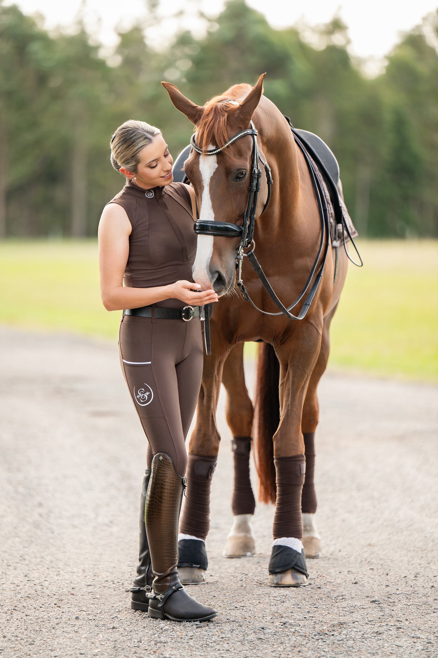 Sleeveless Paradigm Design Base Layer: Espresso