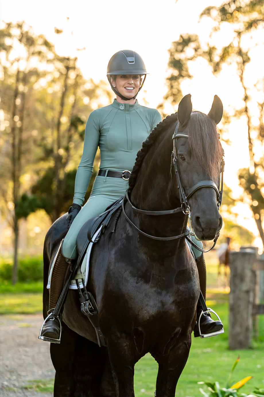 Limited Edition Long Sleeve Paradigm Design Base Layer: Viridescent Sage