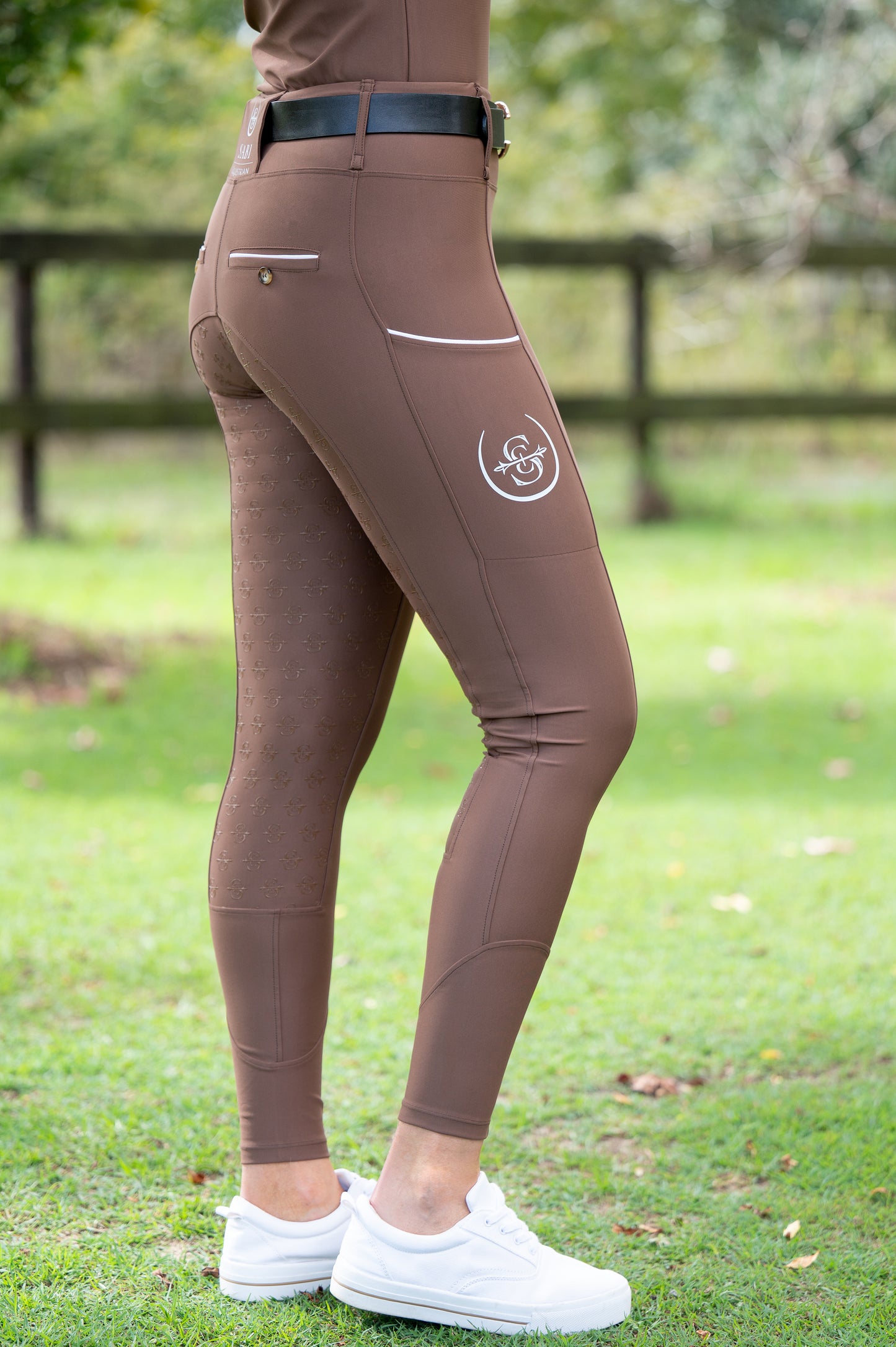 Sculpt Performance Hybrid Breeches: French Press